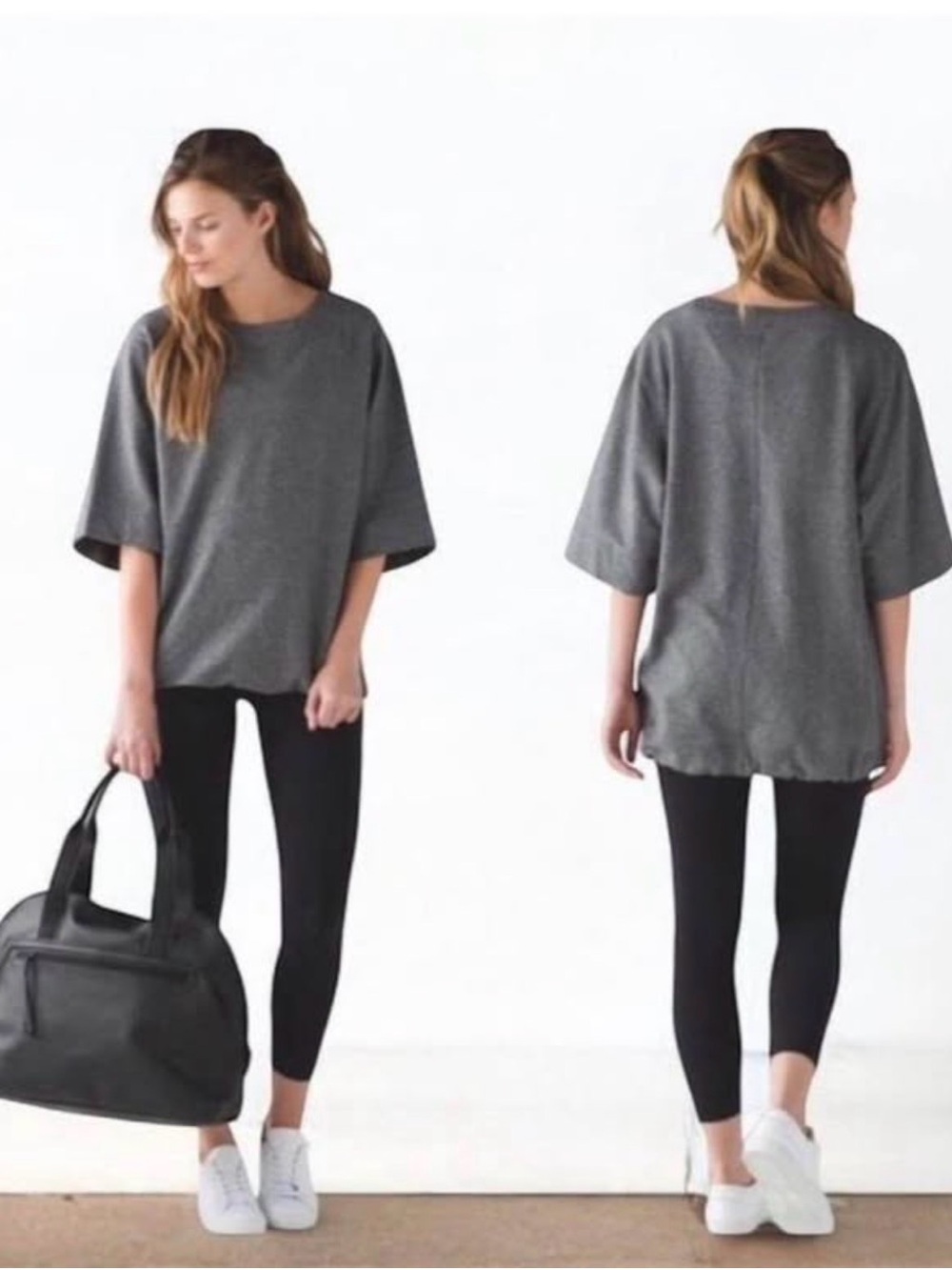 lululemon athletica Oversized Gray Boxy Sweatshirt